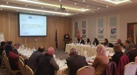 عمان الاهلية تشارك في جلسة حوار لمشروع HOPES تحت عنوان :التعليم العالي والأزمة السورية