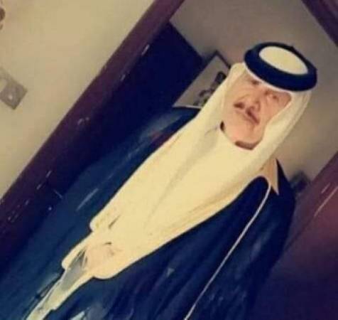 فرح الصبيحي والباشا محمد الصبيحي ينعون الحاج عبد القادر عبد العزيز الكفاوين
