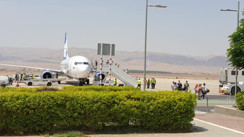 طائرة تقل 145 سائحا من روسيا البيضاء في مطار الملك الحسين في العقبة  .. الجمعة