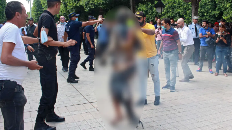 في مشهد قاس ومؤلم ... النار التهمت جسد تونسي وقف متفحماً بالشارع ( صور )