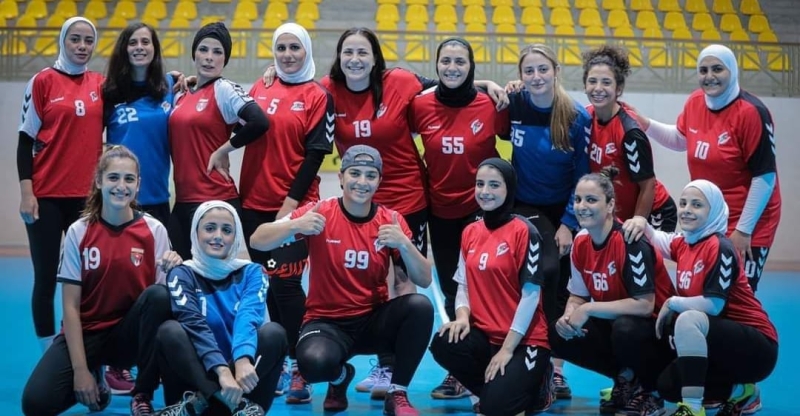 النشميات يواجهن فلسطين بأوراق الفوز  في البطولة الآسيوية 18 بكرة اليد