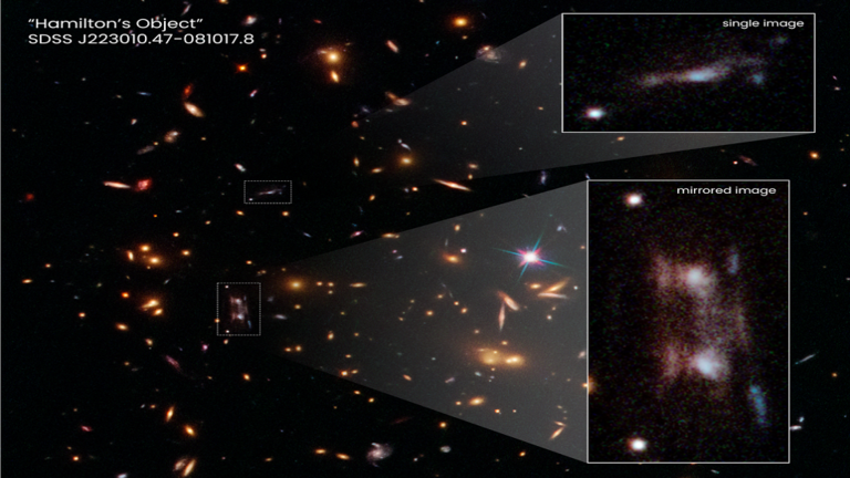 اكتشاف مجرة غريبة بالصدفة على بعد 11 مليار سنة ضوئية من الأرض