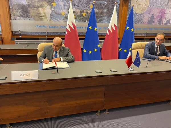 قطر توقع على اتفاقية شاملة للنقل الجوي مع الاتحاد الأوروبي
