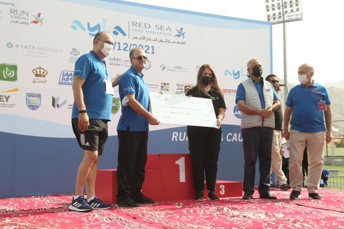 الجمعية الأردنية للماراثونات تختتم سباق آيلة نصف ماراثون البحر الأحمر بنجاح