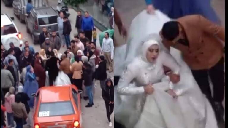 أول تعليق حكومي مصري على فيديو ضرب عريس لعروسه المثير للجدل