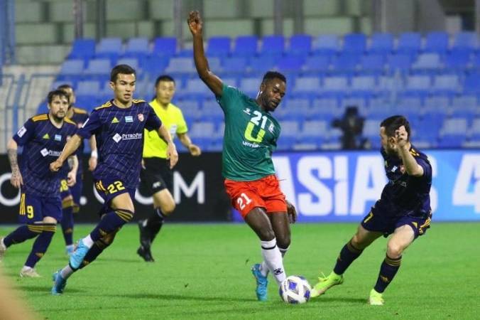 الوحدات بتعادل مع ناساف الأوزبكي بهدفين لكل منهما ويودع دوري أبطال اسيا