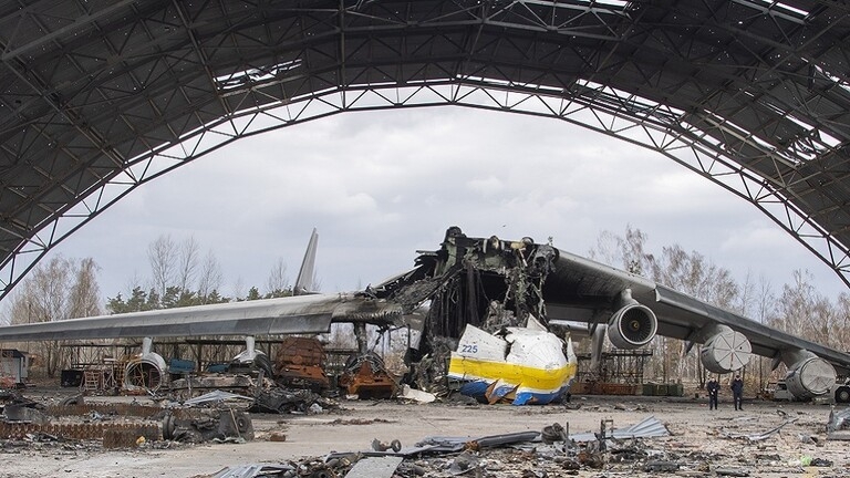 صورة ثلاثية الأبعاد لأكبر طائرة شحن في العالم دمرت خلال النزاع في أوكرانيا