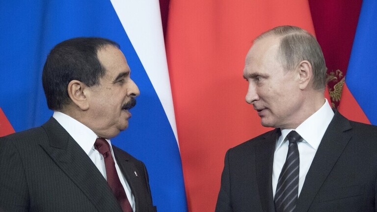بوتين يؤكد لملك البحرين استعداد موسكو للمفاوضات في حال وجود اهتمام من قبل كييف