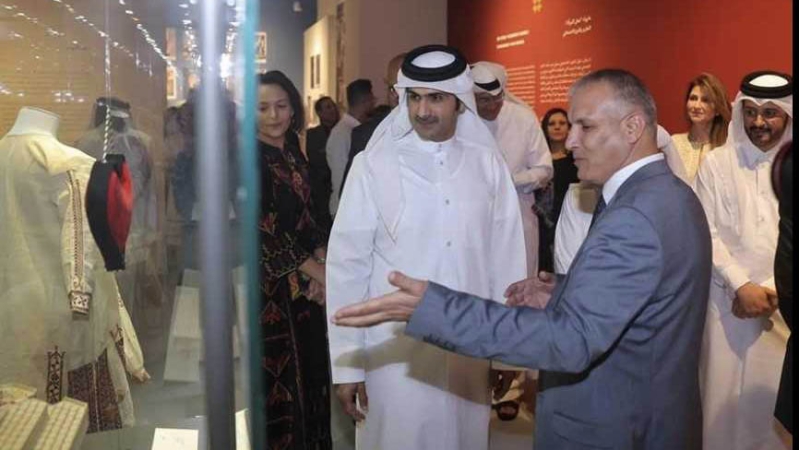 افتتاح معرض يوثق تاريخ حياكة التطريز الفلسطيني في قطر