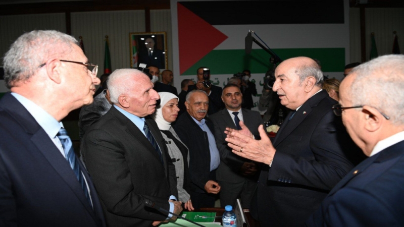 الفصائل الفلسطينية توقع إعلان الجزائر الخميس