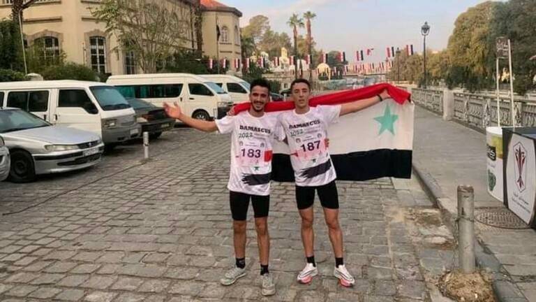 أبطال سوريا يحصدون المراكز الأولى في ماراثون دمشق الدولي