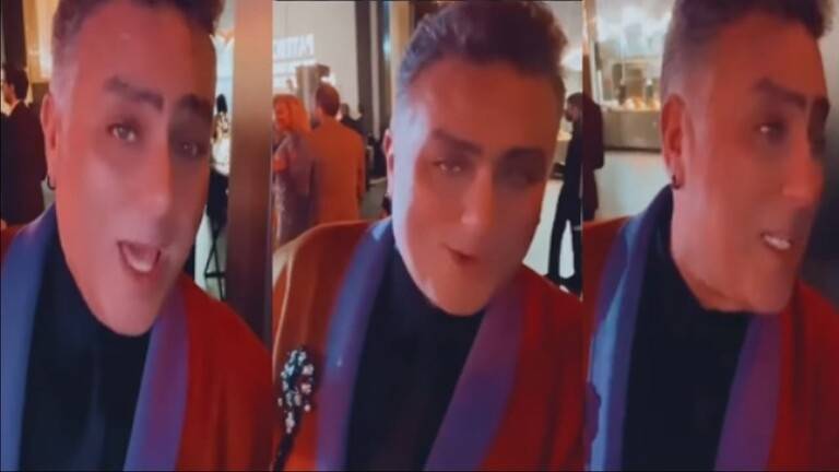 إيناس الدغيدي تثير الجدل حول  ميول حبيب  بعد ارتدائه قرطا