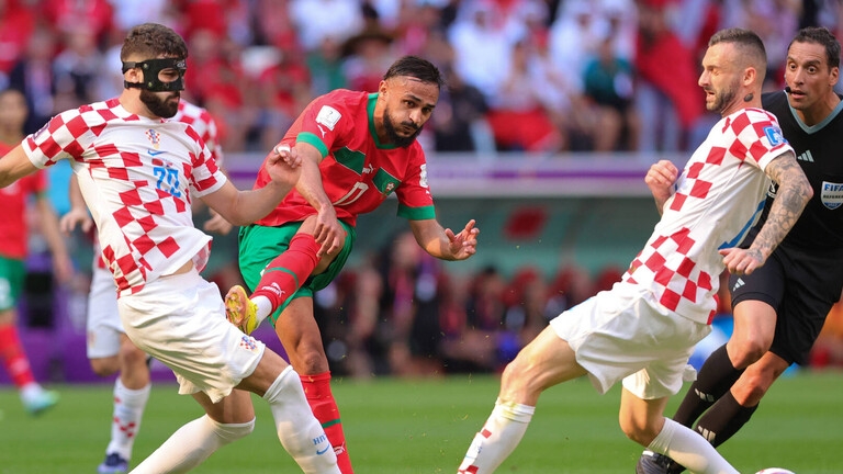 التعادل يسيطر على لقاء المنتخب المغربي ونظيره الكرواتي في كأس العالم بقطر