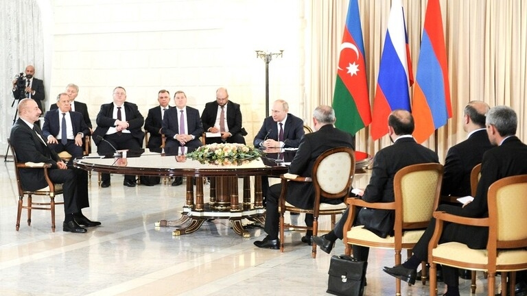 بوتين يأمل في إبرام معاهدة للسلام بين باكو ويريفان