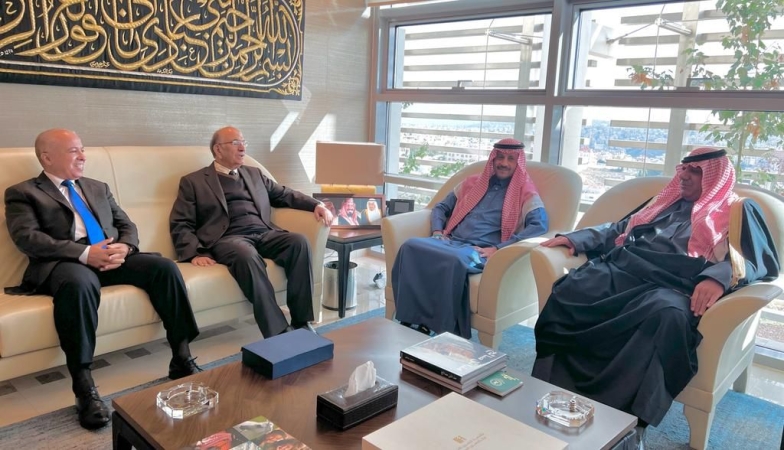 السفير السعودي يلتقي قفطان المجالي والشيخ صقر أبو وندي، والعميد الدكتور عقاب أبو وندي
