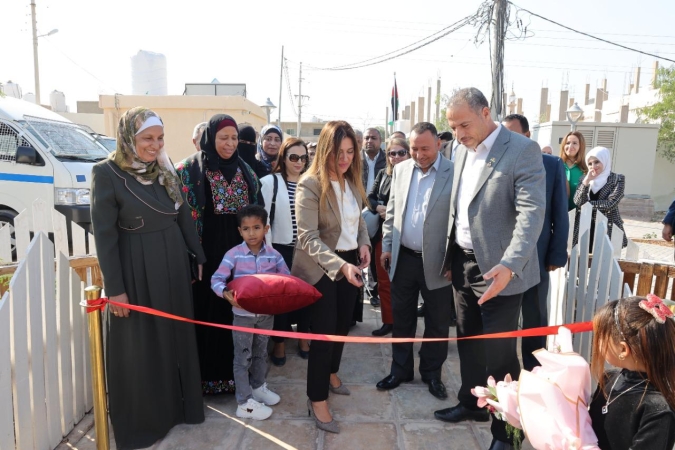 افتتاح مركز زها الثقافي في غور الصافي