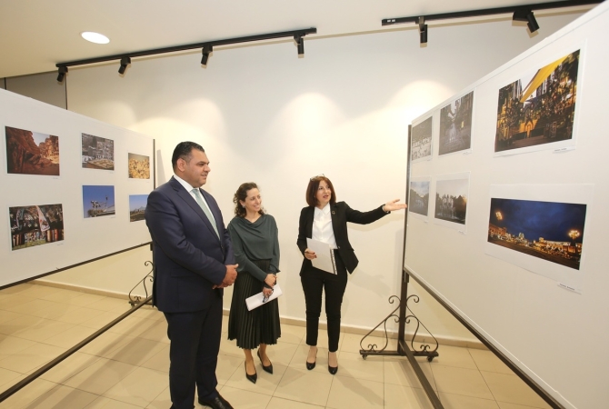 نائب أمين عمان يفتتح معرض الصور الفتوغرافية للأرمينية موفسيسيان