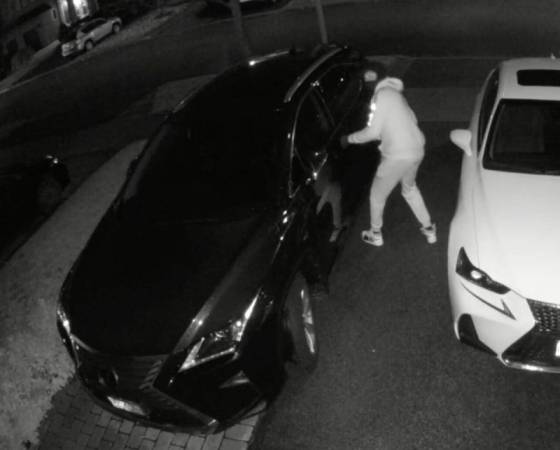 لص يفشل في سرقة سيارة .. لهذا السبب