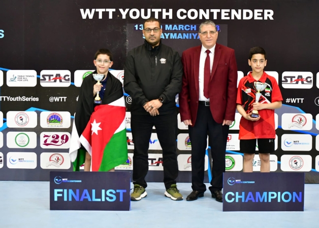 الزعبي يحرز المركز الثاني في بطولة العراق الدولية بكرة الطاولة