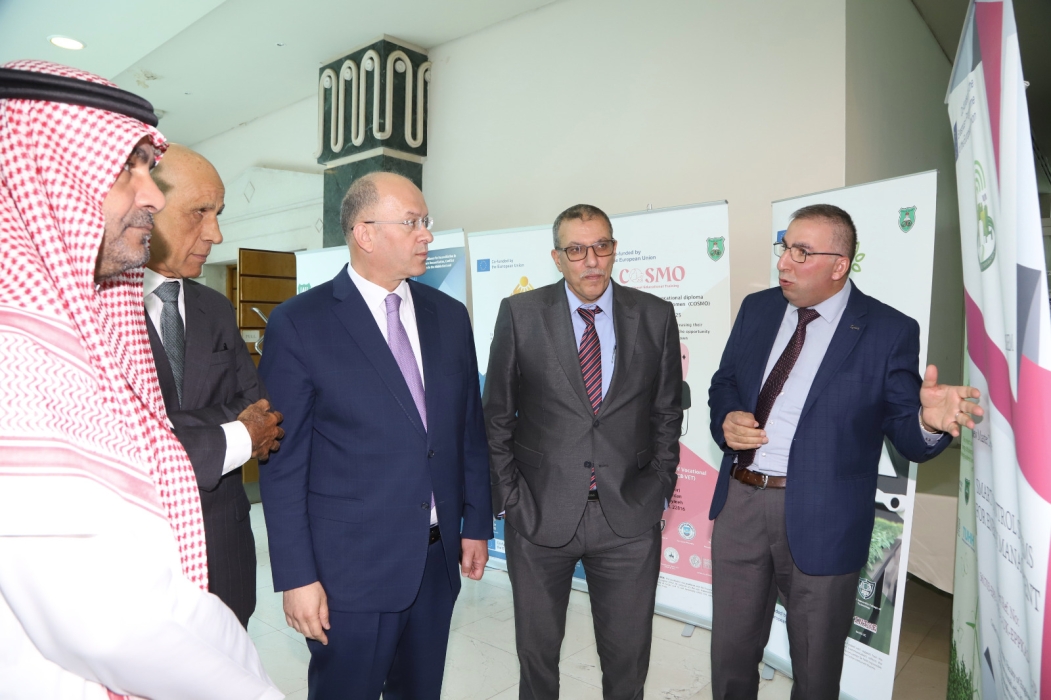 افتتاح معرض إيراسموس بلس في الجامعة الأردنية