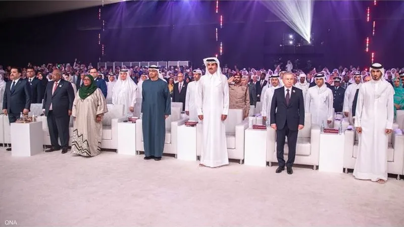 افتتاح معرض إكسبو الدوحة تحت شعار صحراء خضراء، بيئة أفضل