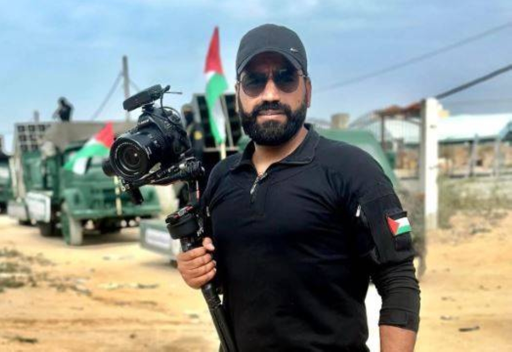 استشهاد الفنان الفلسطيني علي نسمان في قصف على غزة