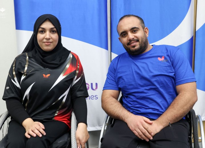 أبو جامع وعليمات يودعان منافسات كرة الطاولة من ربع النهائي البارالمبية