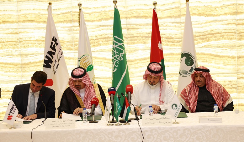 اتفاقية تعاون مشتركة بين مركز الملك سلمان للإغاثة واتحاد غرب آسيا والاتحاد السعودي لكرة القدم