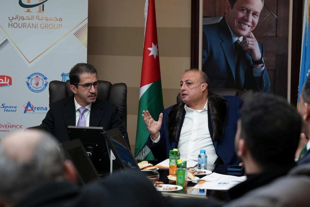 عمان الأهلية تبحث خطة التعاون المشترك مع شركة أمنية