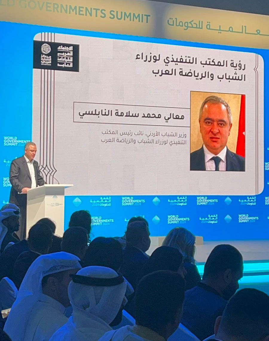 وزير الشباب يشارك بفعاليات الاجتماع العربي للقيادات الشابة في دبي