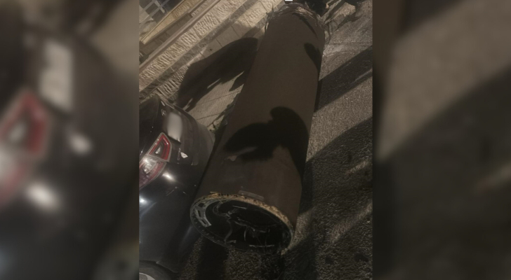 سقوط شظايا صواريخ إيرانية في عمّان والطفيلة والحسا