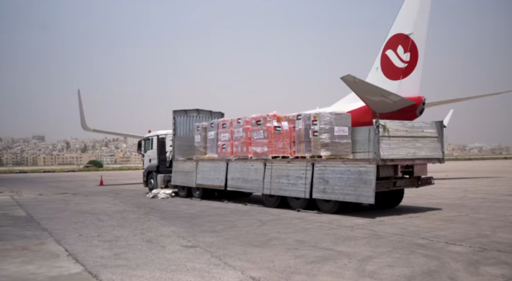 الهيئة الخيرية الهاشمية ترسل طائرة مساعدات طبية جديدة إلى غزة .. ومستمرة في استقبال التبرعات