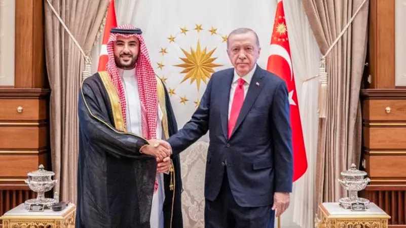 وزير الدفاع السعودي يلتقي بـ الرئيس التركي