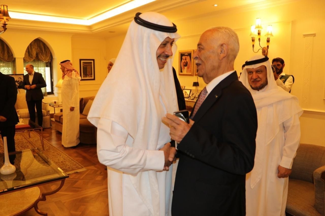 سفير خادم الحرمين يقيم مأدبة غداء للدكتور الربيعة المستشار في الديوان الملكي السعودي
