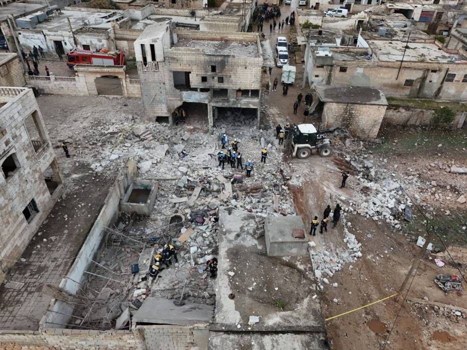 ارتفاع عدد شهداء انفجار النيرب بمحافظة إدلب السورية إلى 8 أشخاص