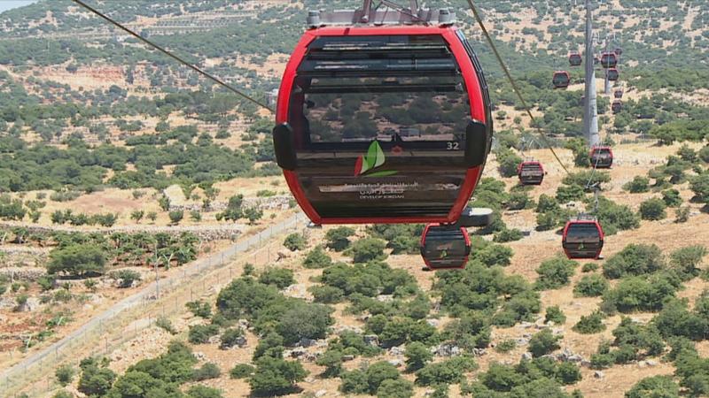 تلفريك عجلون يسجل رقما قياسيا في أعداد الزوار الجمعة