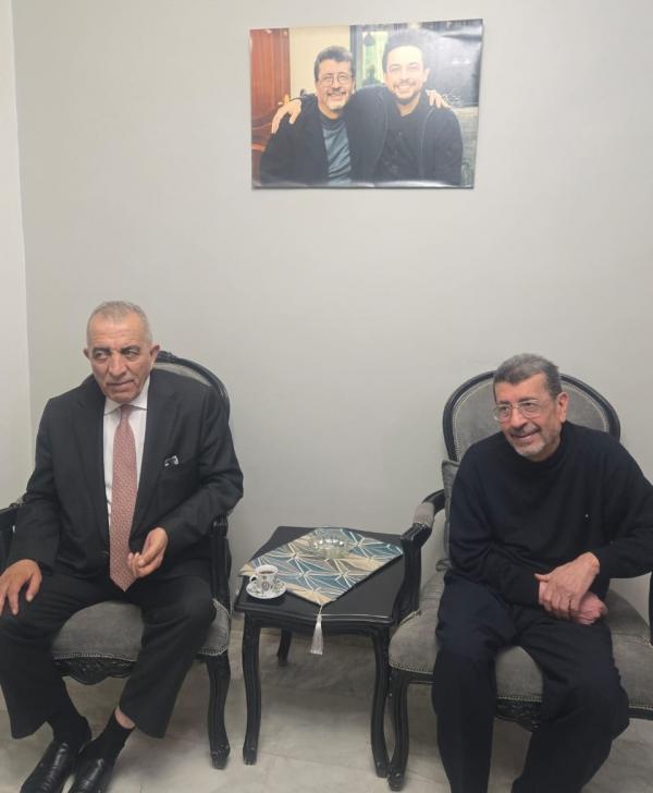 الرواشدة يزور الفنان ربيع شهاب