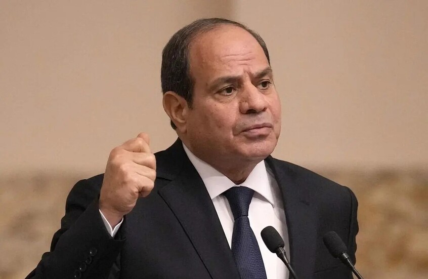 السيسي يتحدث عن الحل الوحيد للصراع الفلسطيني الإسرائيلي