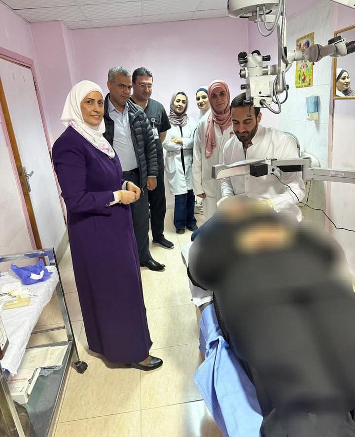 افتتاح عيادة متخصصة لتثبيت القرنية المخروطية بمستشفى الأميرة بسمة