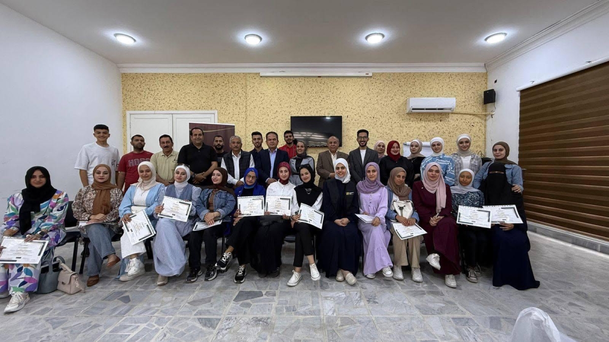 تخريج مشاركين بدورة صناعة المحتوى