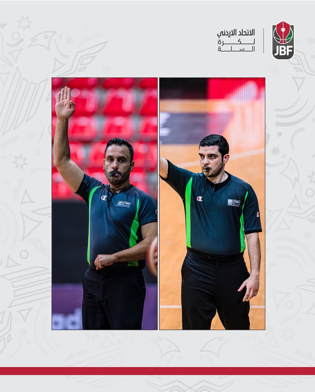 الحكم الدولي محمد فوزي يشارك في إدارة نهائيات الثمانية الكبار من دوري السوبر لغربي آسيا لكرة السلة