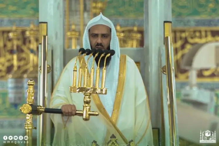 إمام وخطيب المسجد النبوي الشيخ المهنا بيَّن أن أجَلَّ فرائض الإسلام، وأولاها بالاهتمام