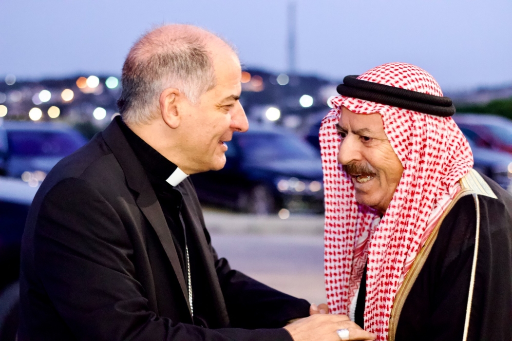 سفير دولة الفاتيكان في الأردن بضافية سنديانة الفحيص نعيم الزيادات