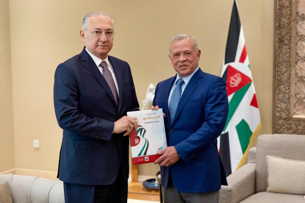 الملك يتسلّم التقرير السنوي لهيئة النزاهة لعام 2024.