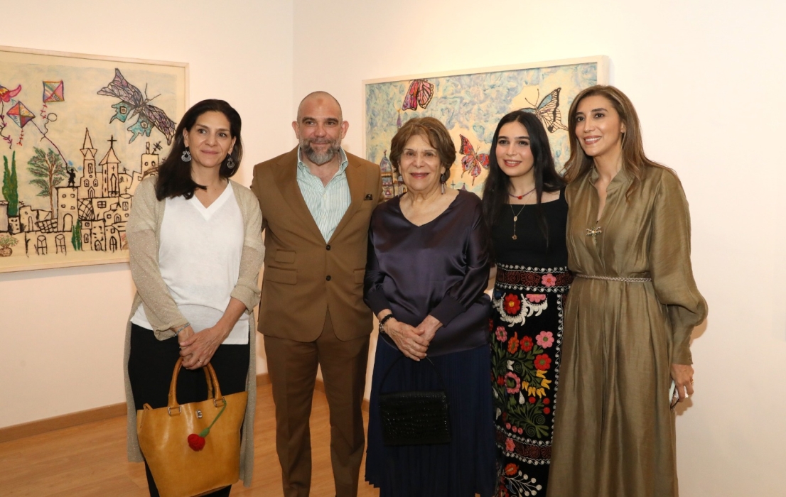 افتتاح معرض خيوط الأمل للأميرة كرمة بنت محمد عباس