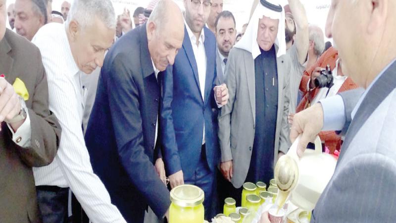الذنيبات يفتتح فعاليات مهرجان الجميد والسمن التاسع