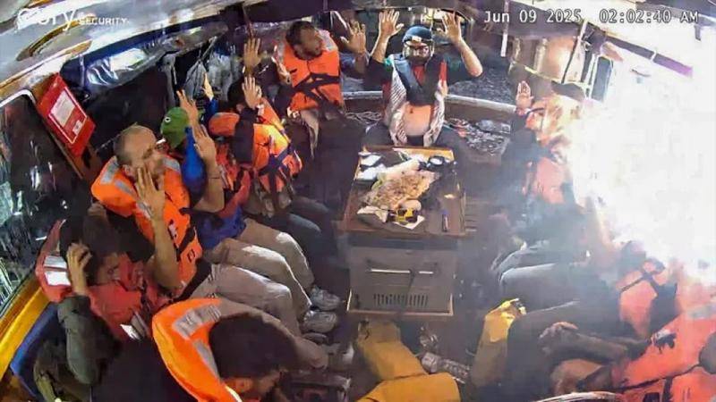 قوات الاحتلال تعترض السفينة مادلين المتجهة إلى غزة وتحول مسارها