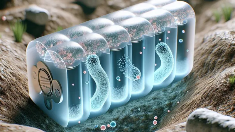 علماء يطورون بطارية قابلة للذوبان تعمل لمدة 100 دقيقة