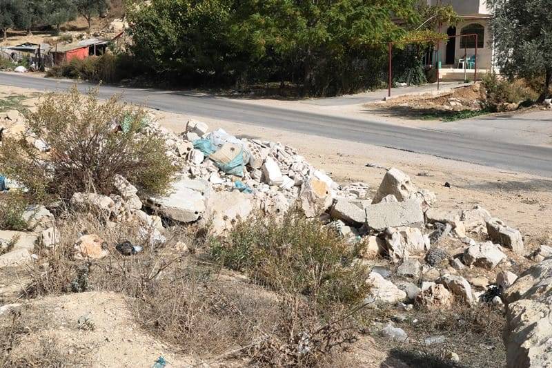 عجلون: طرح مخلفات الأبنية يشوّه المظهر الحضاري والبيئي