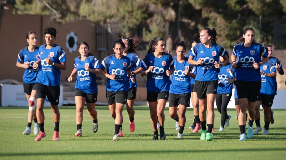 منتخب السيدات يتدرب استعدادا للتصفيات الآسيوية